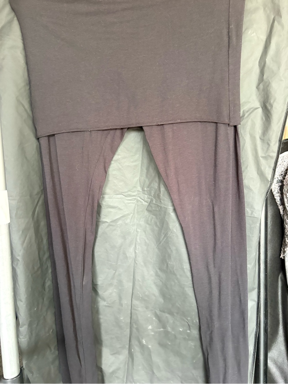 Splendid Women's Black legging with attached skirt